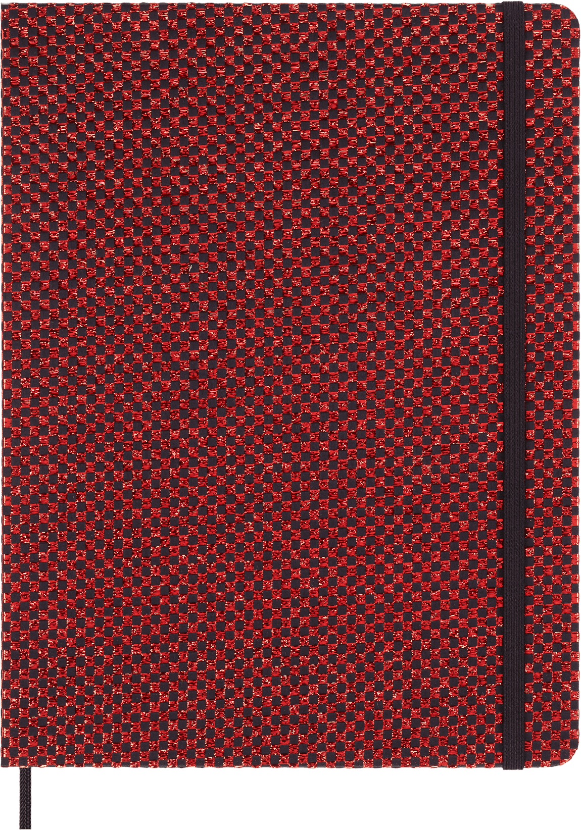 Moleskine Limited Edition Holiday Shine Collector's Box, Hard Cover, XL (7.5" x 8.75"), contains XL Metallic Red Ruled Notebook, Metallic Red Envelope, and Kaweco Fountain Pen in Black, 176 Pages