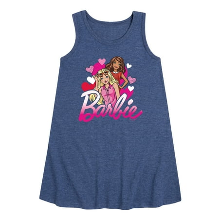 

Barbie - BFF Hearts - Toddler and Youth Girls A-line Dress