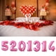 thumbnail image 5 of Advancent 32 pulgadas número globo decorativo papel de aluminio globo cumpleaños boda fiesta vacaciones regalo decoración tipo 7 Kits de decoración para fiestas amor rosa cinco, 5 of 6