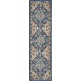 thumbnail image 3 of Nourison Passion Transitional Blue/Multicolor 2'2" x 7'6" Area Rug, (2x8), 3 of 8