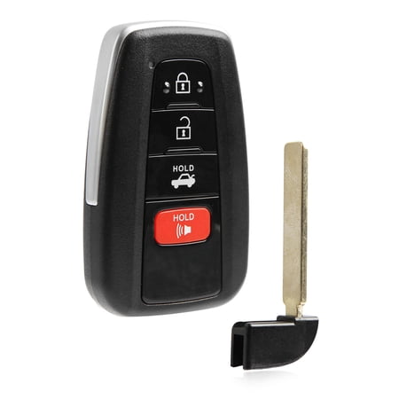 Key Fob Replacement Keyless Entry Remote for 2019-2021 Toyota Corolla 4-Button Smart Key (HYQ14FBN, 8990H-02030)
