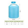 thumbnail image 2 of Uxcell 40L Waterproof Dry Bag, Dry Roll Top Lightweight Dry Storage Bag for Kayaking Camping, Sky Blue 2 Pack, 2 of 6