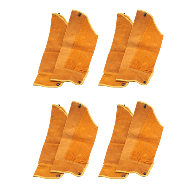 8Pcs 21.6 Inch Imitation Leather Welding Sleeves Protective Heat Arm Sleeve Tool