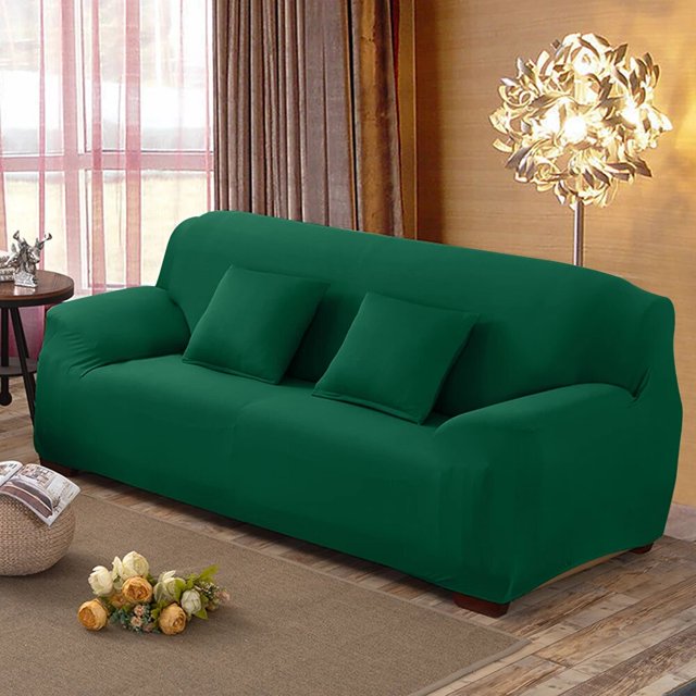 Solid Color Sofa Covers for Living Room Stretch Seat Couch Covers Couch Cover Loveseat Funiture All Warp Towel Slipcovers My Lux Decor Round