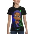 thumbnail image 4 of Bubble Guppies Goby Teen T-Shirt Crewneck Short Sleeve Double-Sided Print Summer Tee Shirts Top For Youth Boys Girls Children Medium, 4 of 7