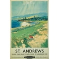 thumbnail image 2 of Unknown 17x24 Gold Ornate Wood Framed with Double Matting Museum Art Print Titled - Golf - St Andrews, 2 of 4