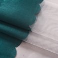 thumbnail image 5 of 2 Piece Elegant Faux Silk Dual Color Splicing Sheer Window Valance,Rod Pocket Curtain for Kitchen, Café, Dining, and Bathroom Decor, 5 of 6