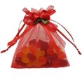 thumbnail image 3 of 30pcs Sheer Organza Favor Bags for Wedding Gift Bags Samples Display Drawstring Rose Pouches， Red， 17*23cm, 3 of 6