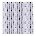 thumbnail image 3 of Ambesonne Arrow Shower Curtain, Tribal Hand Drawn Boho Art, 69"Wx75"L, Pastel Purple, 3 of 3