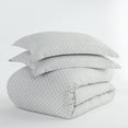 thumbnail image 2 of Soft Essentials Premium Ultra Soft Quadrafoil Pattern 3 Piece Duvet Cover Set, 2 of 3