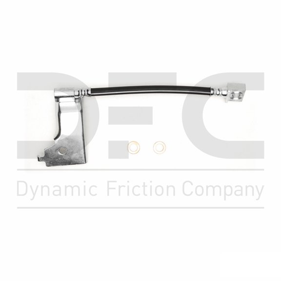 Rear Lower Right Dynamic Friction Company Brake Line Hose 350-55028 For 1990-1992 Lincoln Mark VII