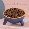 thumbnail image 5 of Cat Bowls Elevated Cat Food Bowl Adjustable Cat Dish Anti-Slip and Anti-Noise Raised Cat Bowl Protecting Pet’s Spine Thickened Plastic Bowl Suitable for Indoor Cats, 5 of 8