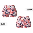 thumbnail image 5 of Naloa Japanese Cherry Blossoms Biker Shorts for Women Seamless Scrunch Short Women’s Yoga Shorts for Gym Running Sport Shorts - X-Large, 5 of 9