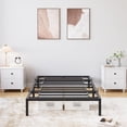thumbnail image 3 of Cama Individual de Metal Plataforma – 10 Pulgadas, Lamas Antideslizantes, Sin Base Necesaria, Montaje Rápido, Espacio Bajo Cama, Sin Ruido – Negra – 10INCH TWIN, 3 of 9
