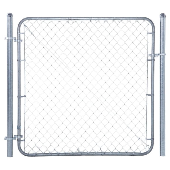 Lucky Dog Chain Link 72 Inch Adjustable Walk Gate Kit