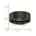 thumbnail image 6 of Chisel Black Ceramic Flat 8mm Brushed Band, 6 of 7