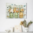 thumbnail image 3 of Farmhouse Flower Bathroom Decor Wall Art Rustic Butterfly Floral Pictures Wall Decor Relax Soak Unwind Bathroom Sign Canvas Painting Prints Artwork Home Decorations Framed for Bedroom 12inx16in, 3 of 6