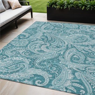 Nourison Aloha Indoor/Outdoor Multicolor 7' x 10' Area Rug, (7x10