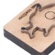 thumbnail image 3 of Matrice de découpe avec base en bois, motif dessin animé, pour cuir, pour loisirs créatifs, fabrication de bijoux, 3 of 4