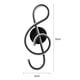 thumbnail image 5 of Lámpara de pared LED simple Nota musical en forma de mesita de noche Decoración moderna de luz de noche en espiral Ehuebsd Para estrenar, 5 of 9
