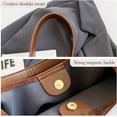 thumbnail image 3 of Slouchy Hobo Bag, 2026 New Suede Tote bag for Women, Vegan Leather Crescent Handbag Purse for Casual Travel, 3 of 7