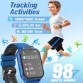 thumbnail image 4 of Reloj inteligente Sootingot para niños de 1,85 pulgadas con rastreador de actividad física IP68, 4 of 7