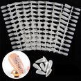 thumbnail image 4 of 2 Sets of 480PCS Pointed Head Nail Color Mold Manicure Practice Nail Template Fake Nails Practice Mold Fake Nails Training Pieces for Woman (Transparent Frosted+Natural Color Assorted Color), 4 of 9