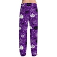 thumbnail image 5 of Satingcolo Mens Pajama Pants Funny Pajama Pants for Men Soft Halloween Printed Sleepwear Bottoms Novelty Sleep Lounge Pants, 5 of 7