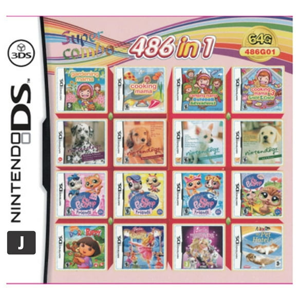 Tarjeta tipo cartucho de juego de compilación para Nintendos DS 3DS 2DS Super Combo Multi Cart