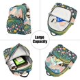 thumbnail image 5 of JIALIOU Mini Backpack Purse for Women Quilted Casual Daypack Small Travel Shoulder Bag, Hillside with Wildflowers and Houses, 5 of 7