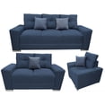 thumbnail image 1 of Sala Modular 3-2-1 EL BAZAR STORE Suecia Azul Marino Sofa Love Seat Y Sillon, 1 of 8