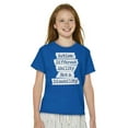 thumbnail image 3 of Autism Different Disability Awareness Crewneck T Shirts Boy Girl Teen Brisco Brands M, 3 of 6