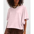 thumbnail image 4 of Czanzd Women's Oversized Cotton T Shirt, Loose Fit, Casual, Short Sleeve, Summer Top, Light-Pink, Small, 4 of 6
