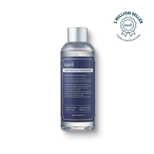 Klairs Supple Preparation Unscented Toner