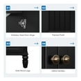 thumbnail image 5 of GDF Studio 20" Bathroom Vanity with Sink, Drawer, Magnetic Door Stopper and Adjustable Foot Pads, Black, 5 of 9