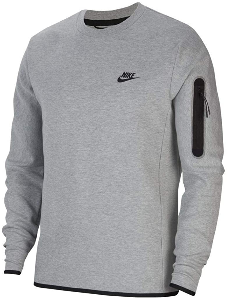 Nike Sportswear Tech Fleece Mens Crew Double-Sided Spacer Fabric for ...