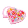 thumbnail image 1 of Kids Assorted Cute Resin Acrylic Cartoon Rings Toy with Plastic Storage Box Party Favors Girls Gift (Style Random), 1 of 5