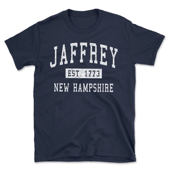 Jaffrey New Hampshire Classic Established Men's Cotton T-Shirt
