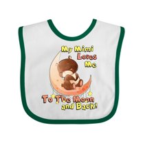 Inktastic My Mimi Loves Me to the Moon and Back Boys or Girls Baby Bib