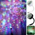thumbnail image 2 of LED Colorful Rotating Disco Flexible USB Plug Light Bulb。, 2 of 9