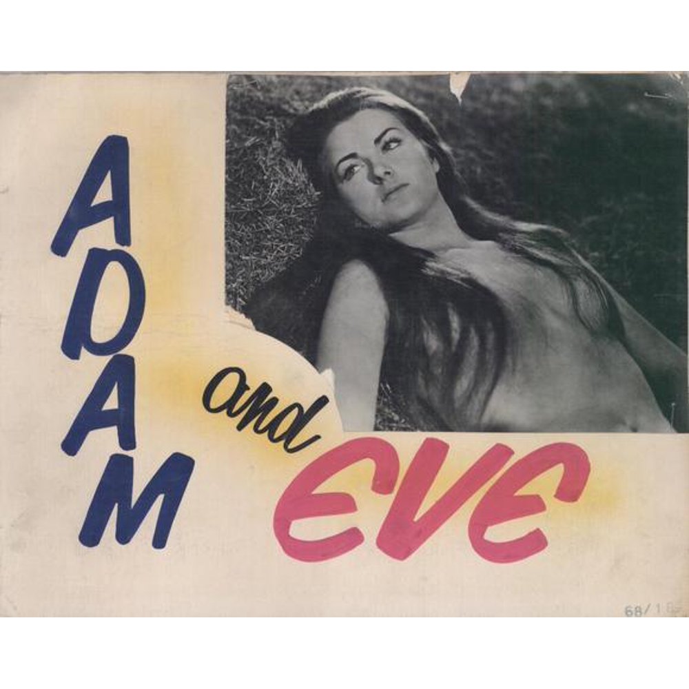 Adam and Eve movie POSTER (Style A) (11" x 14") (1962)