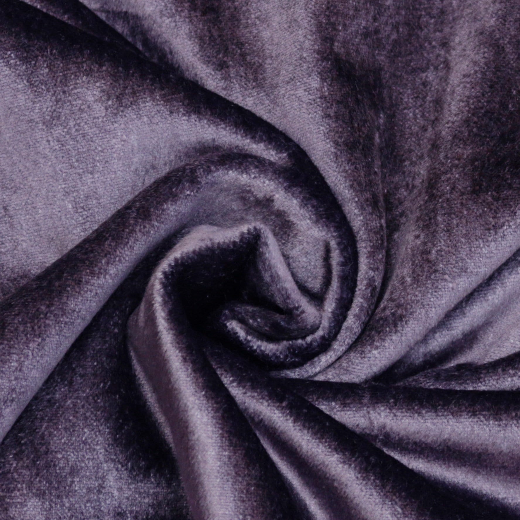 Fabric Mart Direct Dark Purple Cotton Velvet Fabric By The Yard, 54 inches  or 137 cm width, 1 Yard Purple Velvet Fabric, Upholstery Weight Curtain