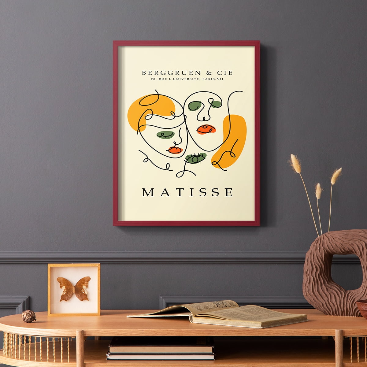 Matisse LXXX Framed Print - Solid Wood