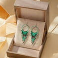 thumbnail image 2 of DESIGNICE Statement Earrings for Women,Alloy Seed Bead Tassels Drop Earrings,Dangle Earrings for Women Birthday Jewelry Gift for Her,Style2, 2 of 7