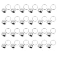 thumbnail image 1 of Milisten 24Ud Para Collar De Y Perro Plata De Metal Simple Festiva, 1 of 7