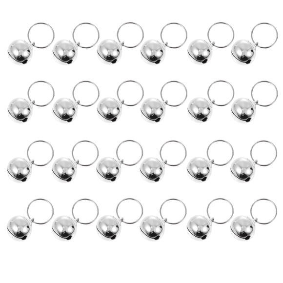 Milisten 24Ud Para Collar De Y Perro Plata De Metal Simple Festiva