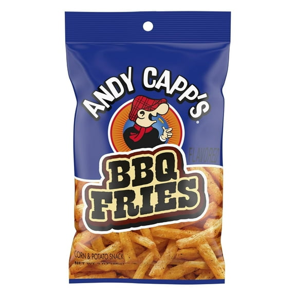 Andy Capp's Bag BBQ Fries, Corn & Potato Snacks, 3 oz.