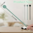 thumbnail image 2 of Trianu 3Pcs Silicone Stirrer Stick Spoon, 10in Reusable Coffee Cocktail Stirs Iced Tea Spoon Swizzle Stirrer Stick Multipurpose for Whiskey Beverage Formula Mixing Milk(Multicolor 1), 2 of 7