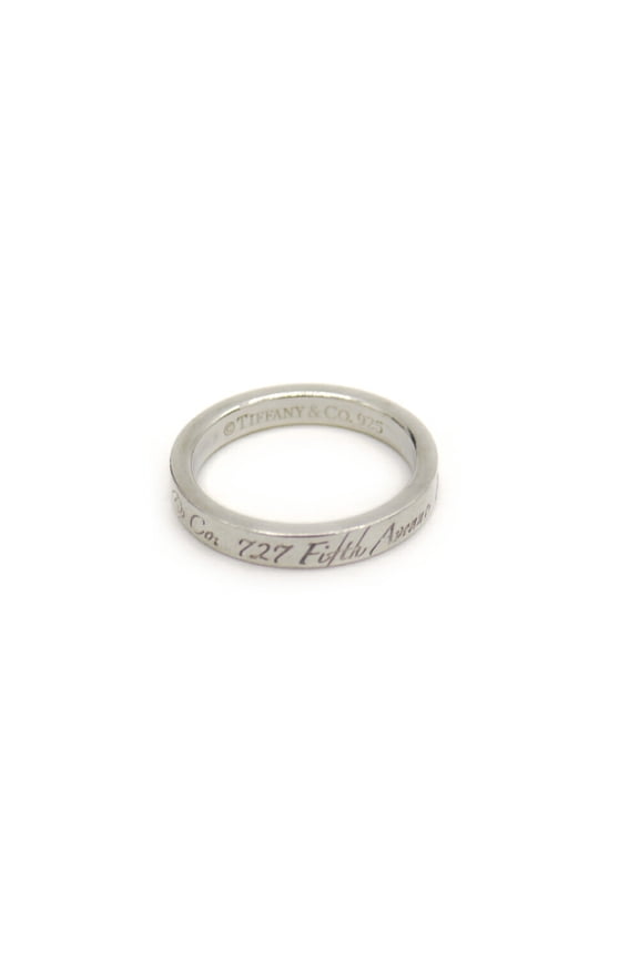 Pre-Owned TIFFANY & Co. Tiffany Notes Narrow Ring, Sterling Silver 925, Size 8