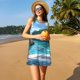 thumbnail image 3 of Balery Tropical Paradise Window View Vestidos de verano para mujer con estampado: vestido holgado sin mangas, vestido playero informal y cómodo para días calurosos., 3 of 7